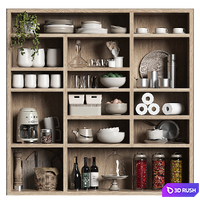 Kitchen accesories 49 3D Model Vray, Corona