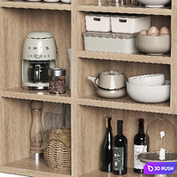 Kitchen accesories 49 3D Model Vray, Corona
