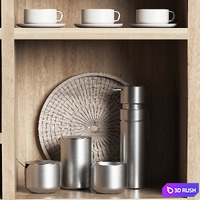 Kitchen accesories 49 3D Model Vray, Corona
