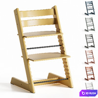 Tripp Trapp Stokke Growing Chair 3D Model Corona