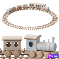 Animated train LOCO motive