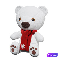 Christmas toys 3D Model Vray, Corona