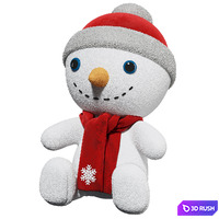 Christmas toys 3D Model Vray, Corona