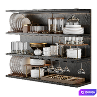 Kitchendecor set "Autumn Golden" 3D Model Corona