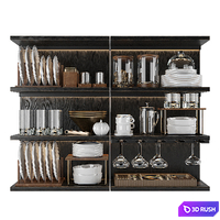 Kitchendecor set "Autumn Golden" 3D Model Corona