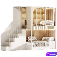Kids Bedroom 36 3D Model Corona