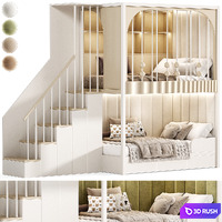 Kids Bedroom 36 3D Model Corona