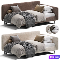 LORENS Kids bed Legs 3D Model Corona