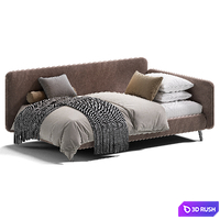 LORENS Kids bed Legs 3D Model Corona