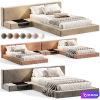 Tetris Kids Bed by Bino Home 3D Model Corona
