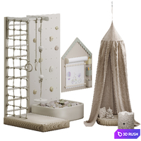 Children's play area with canopy 3D Model Corona