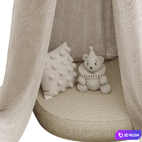 Children's play area with canopy 3D Model Corona