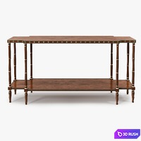 Hickory Chair Kina Console 3D Model Vray