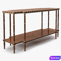 Hickory Chair Kina Console 3D Model Vray