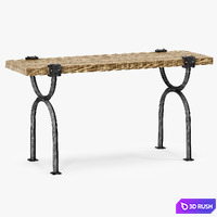 Arteriors Atlas Console 3D Model Vray