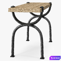 Arteriors Atlas Console 3D Model Vray