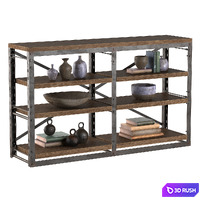 CONSOLE FRENCH LIBRARY small 3D Model Vray