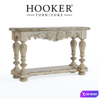 Sanctuary Console Table 3D Model Corona