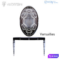 Console_Versailles IPE Cavalli (Visionnaire) 3D Model Vray