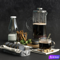 Decorative set_04 3D Model Vray