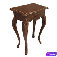 Classic console table with thread_500 3D Model Corona