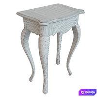 Classic console table with thread_500 3D Model Corona