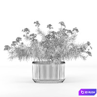 Urbilis Mod Planter 02 3D Model Vray