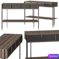 Porada Bayus 8 Console Table 3D Model Vray, Corona