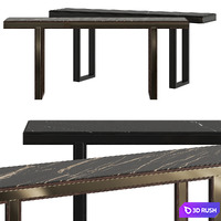 Laskasas Pearl Console Table 3D Model Vray, Corona