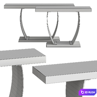 Capital Collection Karamel Console Table 3D Model Vray, Corona