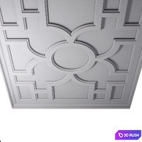 Classic ceiling 3D Model Corona
