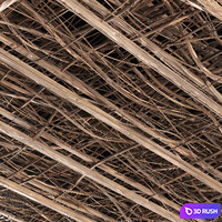 Ceiling canopy branch thin crooked 3D Model Vray
