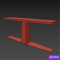 Longhi RIM Console 3D Model Corona