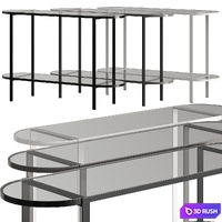 Aytm Fumi Console Tables 3D Model Vray, Corona