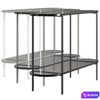 Aytm Fumi Console Tables 3D Model Vray, Corona