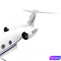 Golfstream 650 3D Model Vray, Corona