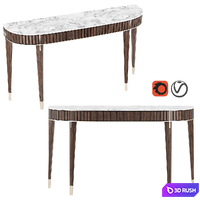 EDEN-ROCK HALF MOON CONSOLE Design Sacha Lakic 3D Model Vray, Corona
