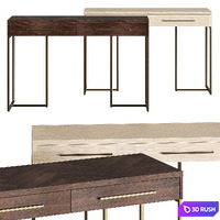 Dutchbone Class Console Tables 3D Model Vray, Corona