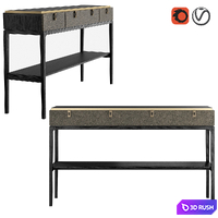 Dantone Home Glamour Console 3D Model Vray, Corona