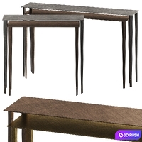 Cattelan Italia Spillo Console Tables 3D Model Vray, Corona