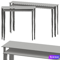 Cattelan Italia Spillo Console Tables 3D Model Vray, Corona