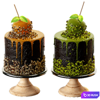 Caramel apple 3D Model Vray