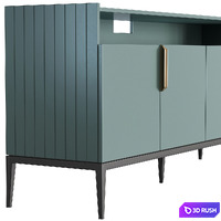 Dantone Home Metropolitan Media Console 3D Model Vray, Corona
