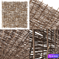 Ceiling wicker branch crooked / Braided ceiling from crooked branches 3D Model Vray