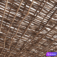 Ceiling wicker branch crooked / Braided ceiling from crooked branches 3D Model Vray
