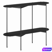 Metal console OBLONE, LA REDOUTE INTERIEURS 3D Model Corona