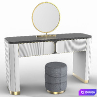 Dressing table 07 3D Model Vray