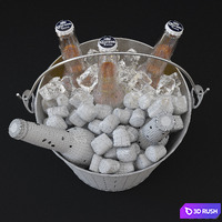 Beer bucket, Corona Extra beer 3D Model Corona