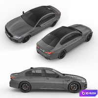 Bmw M5 2021 3D Model Vray, Corona