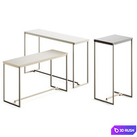 Fendi Casa Iron 2021 Console 3D Model Vray, Corona